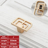 WV Classical Handle Solid Brass Black Gold Vintage Handles 96mm Ancient Cabinet Door Handles for Furniture Drawer Pulls Hardware