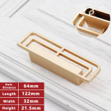 WV Classical Handle Solid Brass Black Gold Vintage Handles 96mm Ancient Cabinet Door Handles for Furniture Drawer Pulls Hardware