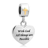 Christian Pendant Charm Bracelet