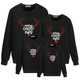 family christmas sweaters father mother daughter son matching outfits look new year kids hoodies clothing mommy and me Clothes