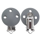 TYRY.HU round silicone clip 3 pcs/set of Pacifier clip Pacifier chain accessories silicone dummy Pacifier chain set