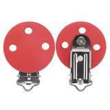 TYRY.HU round silicone clip 3 pcs/set of Pacifier clip Pacifier chain accessories silicone dummy Pacifier chain set