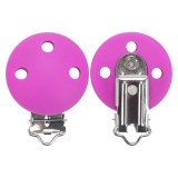 TYRY.HU round silicone clip 3 pcs/set of Pacifier clip Pacifier chain accessories silicone dummy Pacifier chain set
