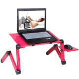 Portable Adjustable Aluminum Laptop Desk Stand Table Vented Ergonomic TV Bed laptop stand  Working Office PC Riser Bed Sofa