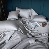 600TC Luxury egyptian cotton white Bedding Set Soft Queen King size Bed set Bed Sheet  Wide edge Duvet Cover set bed linen