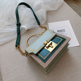 2020 New Fashion Pathwork PU Leather Women Crossbody Bags Vintage Shoulder Messenger Bag Ladies Clutch Casual Totes Female Purse