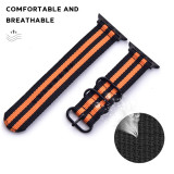 Hot Sell Nylon Watchband for Apple Watch Band Series 5/4/3/2/1 Sport Leather Bracelet 42mm 44mm 38mm 40mm Strap For iwatch Band