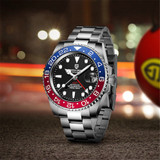 PAGANI DESIGN Sapphire Glass 40MM Ceramic GMT Mechanical Watches 100m Waterproof Classic Fashion Luxury Automatic Watch