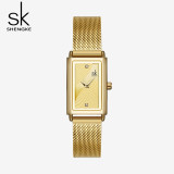 Shengke Women Watches Fashion Geneva Designer Ladies Watch Luxury Brand Rectangle Quartz Wrist Watch Luxury Gifts For Women Shengke Women Watches Fashion Geneva Designer Ladies Watch Luxury Brand Rectangle Quartz Wrist Watch Luxury Gifts For Women