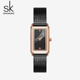 Shengke Women Watches Fashion Geneva Designer Ladies Watch Luxury Brand Rectangle Quartz Wrist Watch Luxury Gifts For Women Shengke Women Watches Fashion Geneva Designer Ladies Watch Luxury Brand Rectangle Quartz Wrist Watch Luxury Gifts For Women
