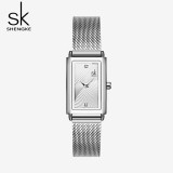 Shengke Women Watches Fashion Geneva Designer Ladies Watch Luxury Brand Rectangle Quartz Wrist Watch Luxury Gifts For Women Shengke Women Watches Fashion Geneva Designer Ladies Watch Luxury Brand Rectangle Quartz Wrist Watch Luxury Gifts For Women