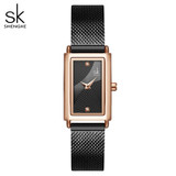Shengke Women Watches Fashion Geneva Designer Ladies Watch Luxury Brand Rectangle Quartz Wrist Watch Luxury Gifts For Women Shengke Women Watches Fashion Geneva Designer Ladies Watch Luxury Brand Rectangle Quartz Wrist Watch Luxury Gifts For Women