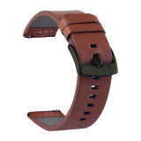 UTHAI Z26 Genuine leather Watchbands 18 20 22 24mm For Samsung  Watch 46mm 44mm 42mm 40mm Strap For Huawei Watch For moto360 II