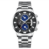 NIBOSI 2020 Fashion Mens Watches Top Brand Luxury Gold Clock Sports Chronograph Waterproof Quartz Watch Men Relogio Masculino