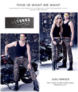 UGLYBROS Camo Motorbike Pants - Mens