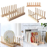 Kitchen Wooden Dish Drain Rack