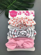 3pcs/lot Baby Headbands Forwer Print Newborn Baby Turban Little Girl Headbands Elastic Hair Band For Baby Hair Accessories