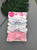 3pcs/lot Baby Headbands Forwer Print Newborn Baby Turban Little Girl Headbands Elastic Hair Band For Baby Hair Accessories