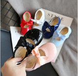 Newest Summer Kids Shoes 2020 Fashion Leathers Sweet Children Sandals For Girls Toddler Baby Breathable PU Out Bow Shoes