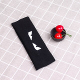 Children Running Sports Headband Wide Stripe Letters Large Elastic Headband Kid Adult Sweat Hair Bands Headwear Hair Accessories