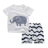 2019 Summer Boy Set Cartoon Cute Cotton Male Baby Set Toddler Boys Clothing Set Girls Boutique Outfits Toddler Boy Clothes