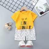 2019 Summer Boy Set Cartoon Cute Cotton Male Baby Set Toddler Boys Clothing Set Girls Boutique Outfits Toddler Boy Clothes
