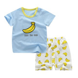 2019 Summer Boy Set Cartoon Cute Cotton Male Baby Set Toddler Boys Clothing Set Girls Boutique Outfits Toddler Boy Clothes