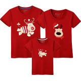 Family Clothing 2020 Christmas Snowman Print Kid T-shirts Mommy and Me Clothes Mother Daughter Father Family Matching Outfits