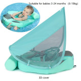Baby Infant Non-Inflatable Float Lying Swimming Ring Children Waist Float Ring Floats Pool Toys Swim Trainer Sunshade Swim Ring