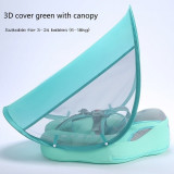 Baby Infant Non-Inflatable Float Lying Swimming Ring Children Waist Float Ring Floats Pool Toys Swim Trainer Sunshade Swim Ring