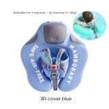 Baby Infant Non-Inflatable Float Lying Swimming Ring Children Waist Float Ring Floats Pool Toys Swim Trainer Sunshade Swim Ring