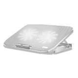 SeenDa Desk Adjustable Laptop Stand Support 12" to 17" with 2 Fans USB Cooling Heat Dissipation Stand Holder for Notebook SeenDa Desk Adjustable Laptop Stand Support 12" to 17" with 2 Fans USB Cooling Heat Dissipation Stand Holder for Notebook