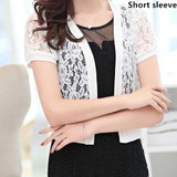 Women summer long sleeve 3/4 Sleeve Short Sleeve Shrug Bolero Lace Bridal Cape Jacket Elegant Wraps Beach Shawl Bridal Bolero
