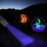 LED UV Flashlight Ultraviolet Torch With Zoom Function