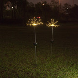 90/150 LED solar light outdoor waterproof eight function flash string lights lawn fireworks lamp garden Christmas holiday decor