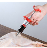 Marinade Injector Flavor Syringe  Needle For Turkey Meat