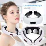Electric pulse back and neck massager far infrared heating pain relief tool healthcare relaxation Electric pulse back and neck massager far infrared heating pain relief tool healthcare relaxation
