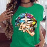 Watercolor Graphic T Shirt