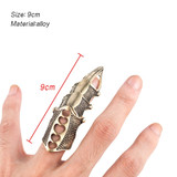 Men Punk Gothic Metal Full Finger