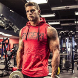 Bodybuilding Fitness Hooded Tank Top