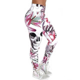 Women Skull Head 3D Print Legging Women Skull Head 3D Print Legging