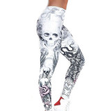 Women Skull Head 3D Print Legging Women Skull Head 3D Print Legging