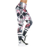 Women Skull Head 3D Print Legging Women Skull Head 3D Print Legging