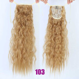 Long Afro Kinky Curly Ponytail Synthetic