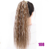 Long Afro Kinky Curly Ponytail Synthetic