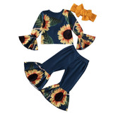 Sunflower Outfit 3Pcs