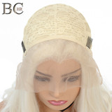 613 Blonde Heat Resistant Synthetic 13*2 Lace Front Wigs
