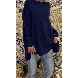 Casual Loose Pullover Tops