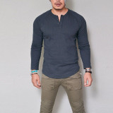 Men Slim Fit Long Sleeve T-Shirts