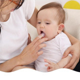 1 Set Soft Baby Finger Silicone Toothbrush with Box